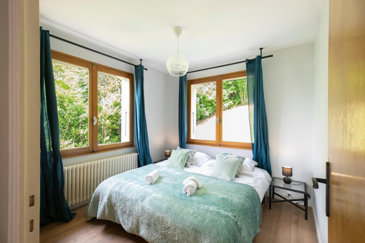 T4 Avec Vue Imprenable Sur Le Lac D'Annecy Apartment Veyrier-du-Lac Luaran gambar